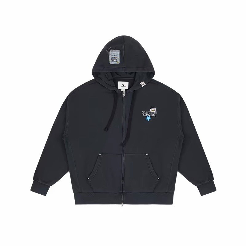 CONVERSE x ZO&FRIENDS Washed Zip-Up Hoodie
