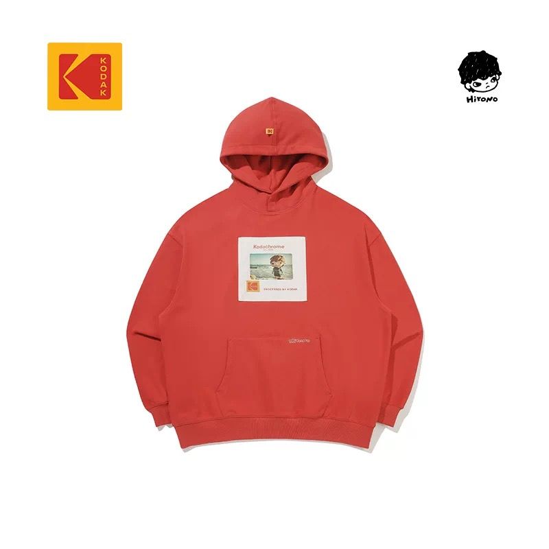 【KODAK × Hirono】KODAK Printed Patchwork Design Unisex Hoodie product image 2
