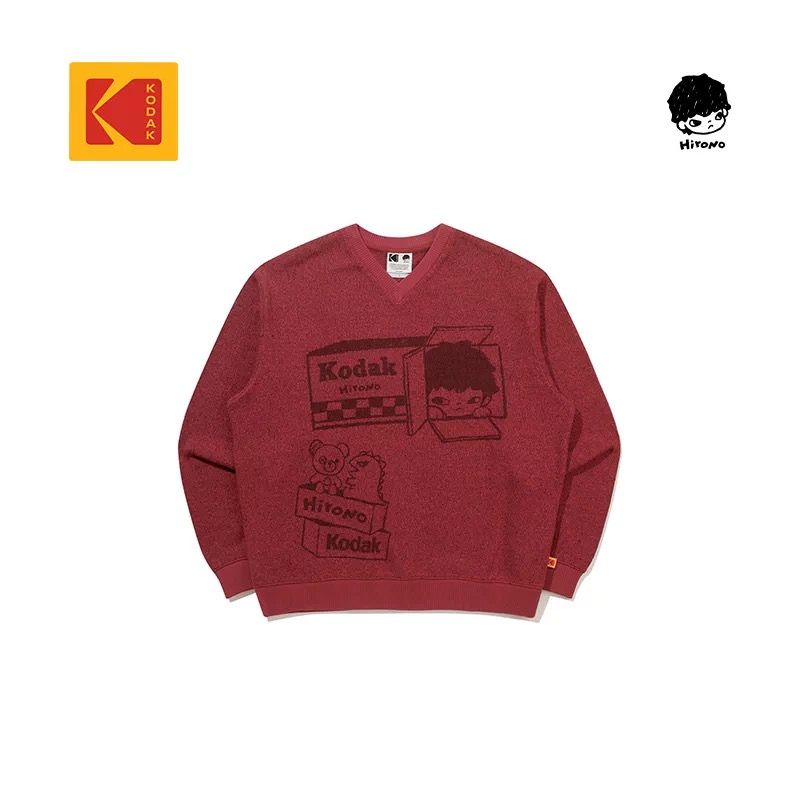 【KODAK × Hirono】KODAK Textured Knit Unisex Oversized Sweatshirt product image 2