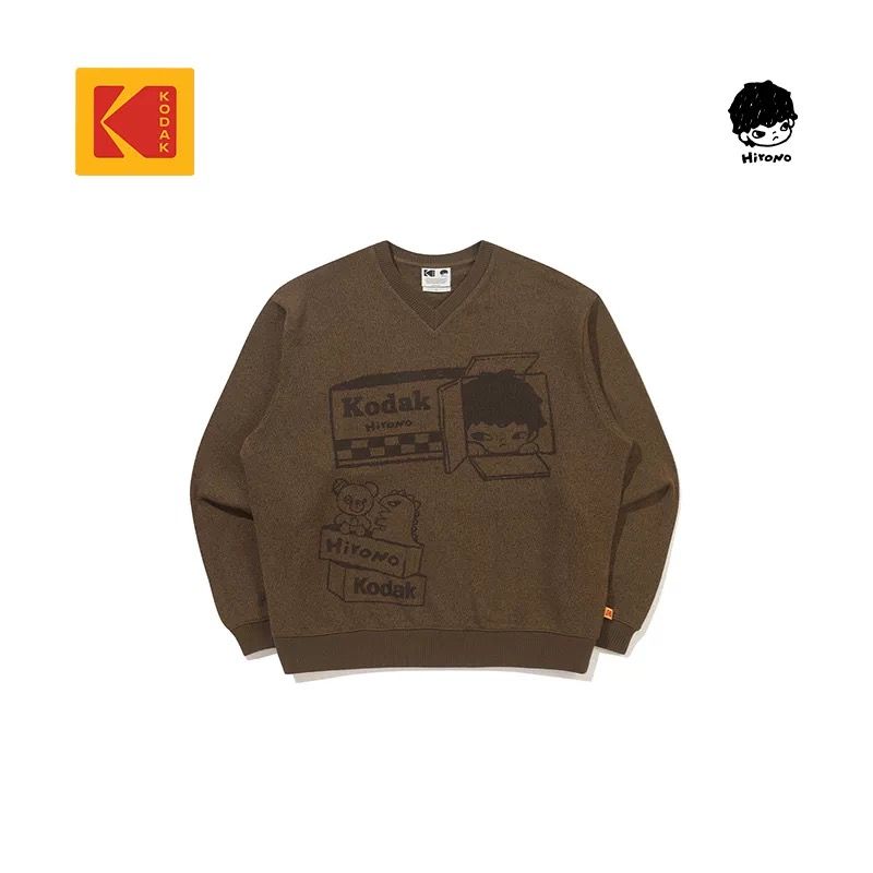 【KODAK × Hirono】KODAK Textured Knit Unisex Oversized Sweatshirt product image 3