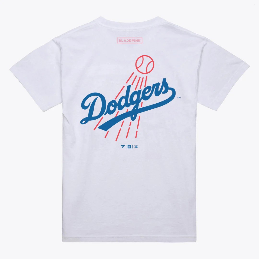 FANATICS x BLACKPINK LA DODGERS T-SHIRT (BLUE/WHITE) product image 4