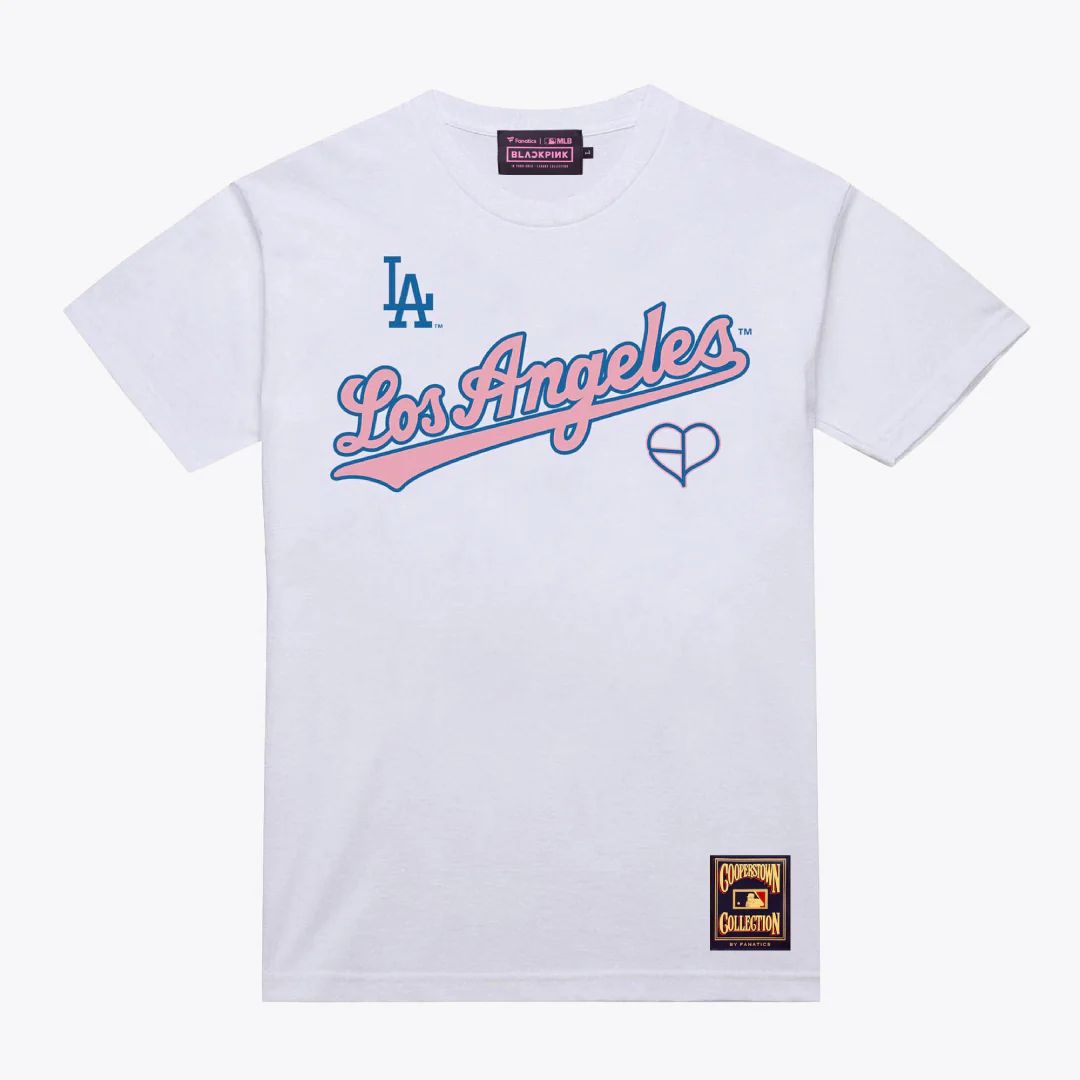 FANATICS x BLACKPINK LA DODGERS T-SHIRT (BLUE/WHITE) product image 3