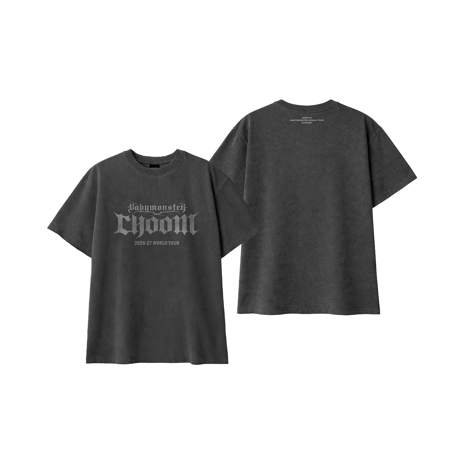 [CHOOMTOUR] BABYMONSTER PIGMENT T-SHIRT