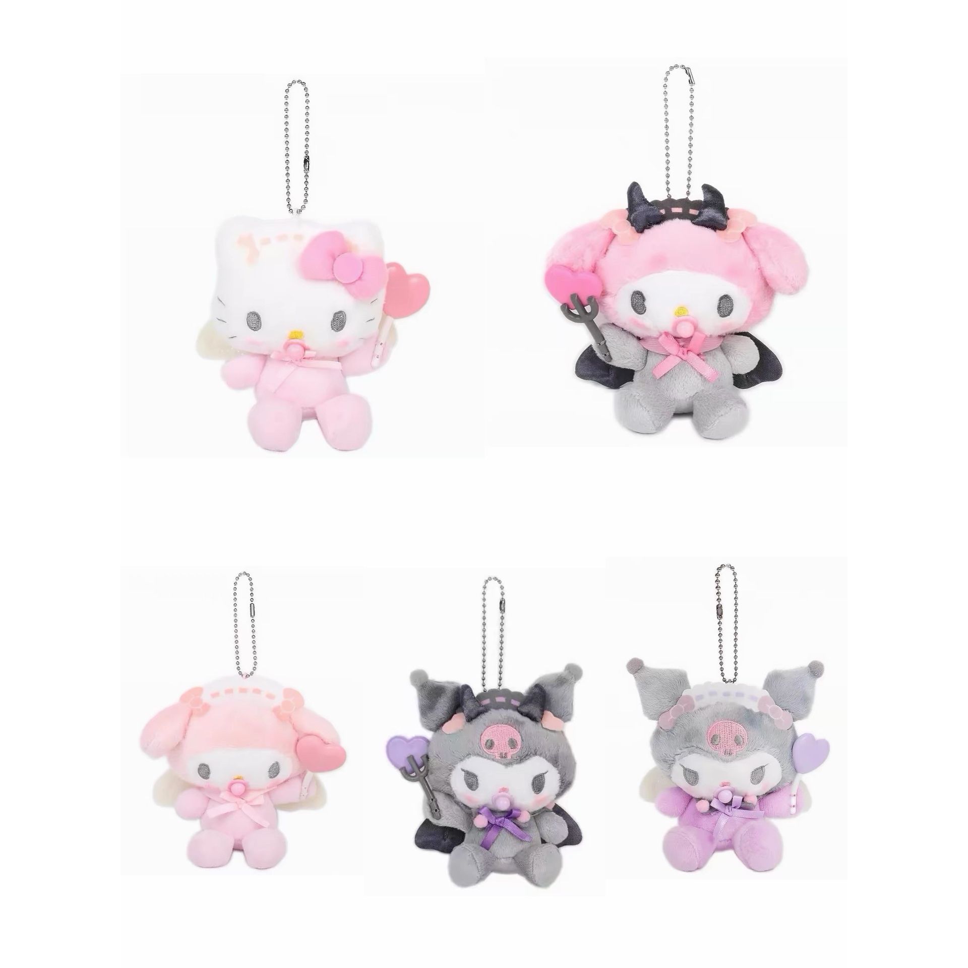 Sanrio Angel & Devil Baby Plush Pendant