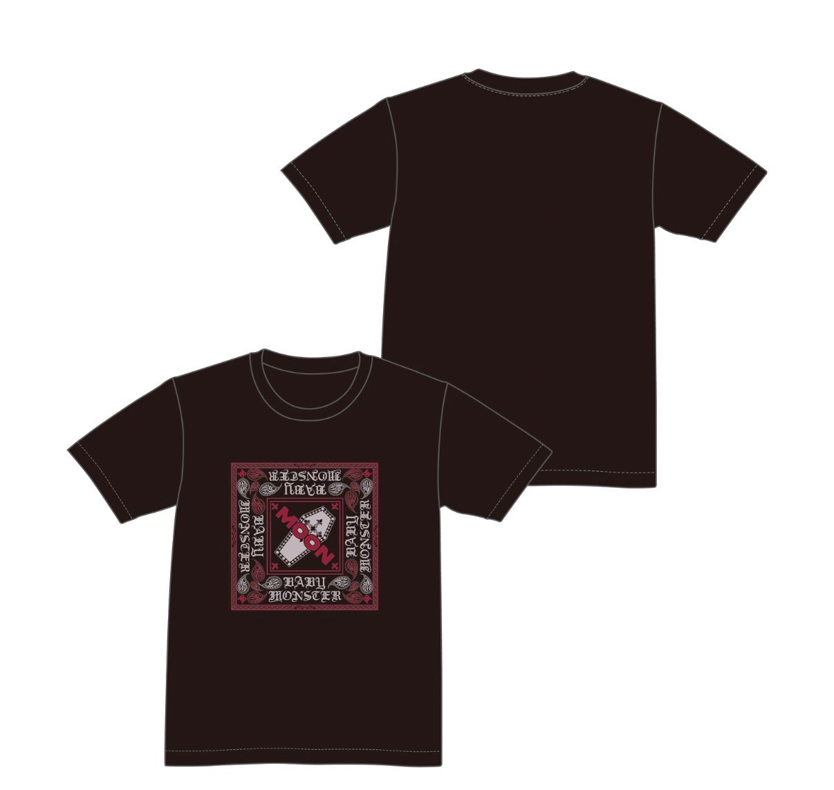 BABYMONSTER <MOON> Short Sleeve Tee product image 1