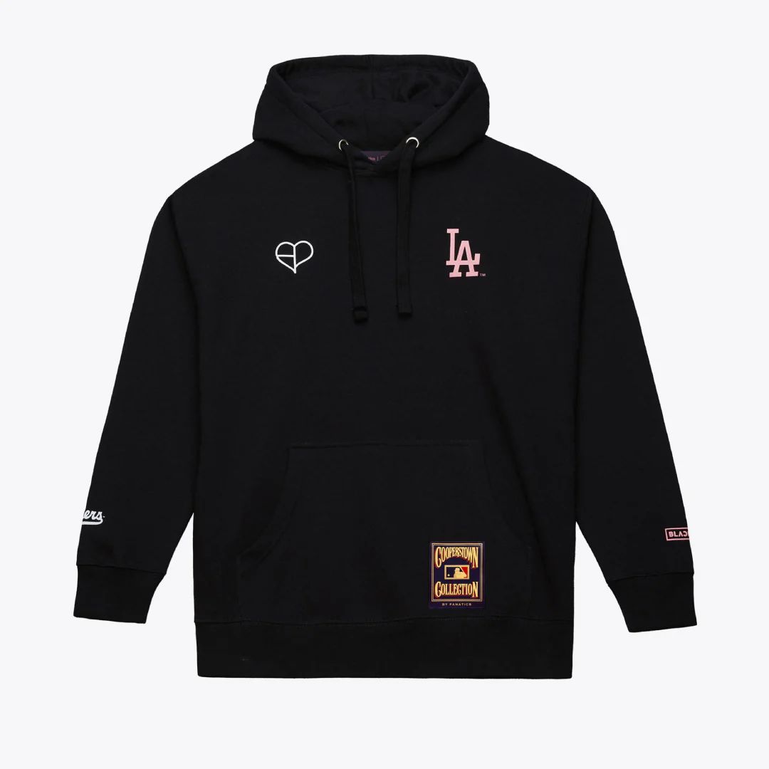 FANATICS x BLACKPINK LA DODGERS HOODIE (BLACK/BLUE)