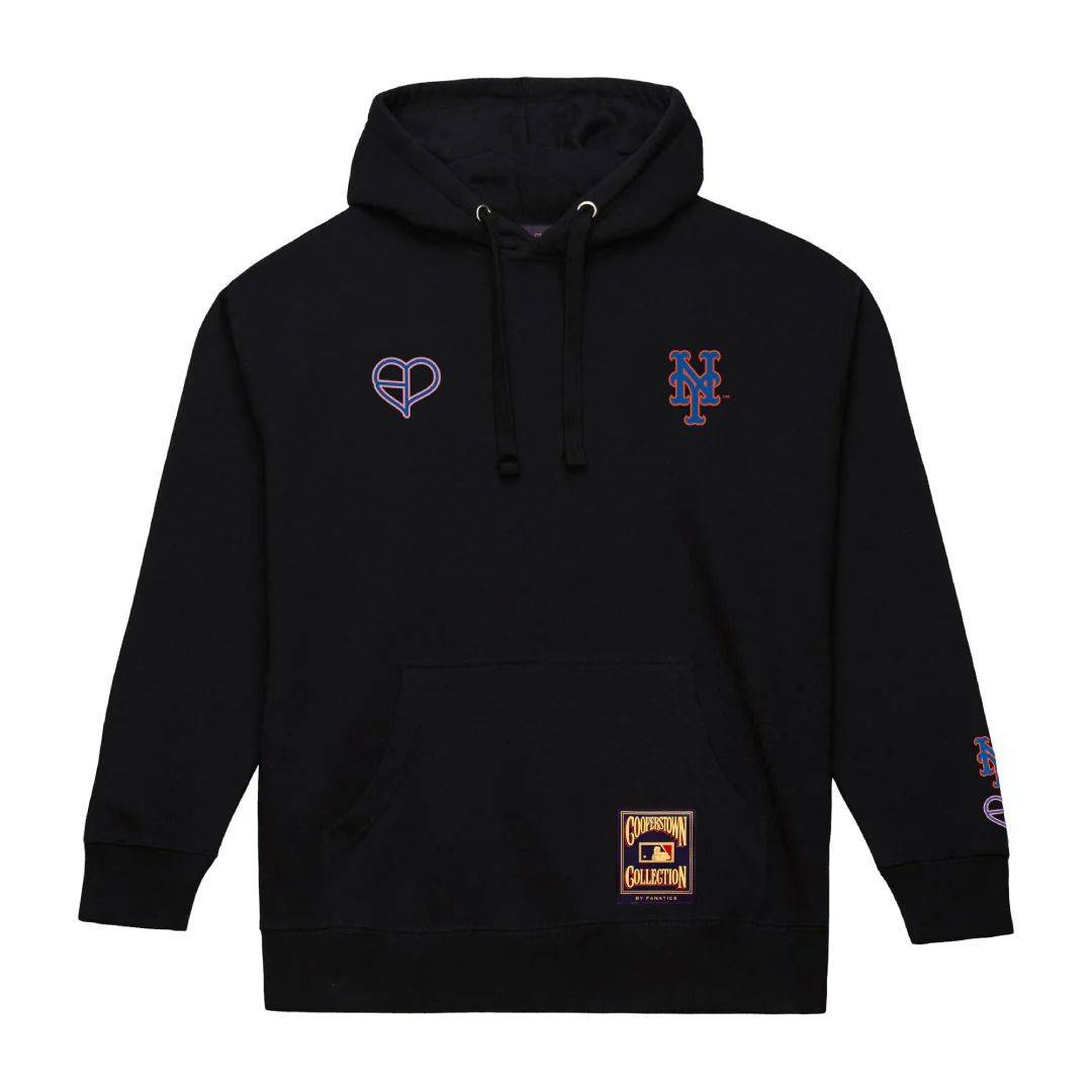 FANATICS x BLACKPINK LA DODGERS HOODIE (BLACK/BLUE) product image 5
