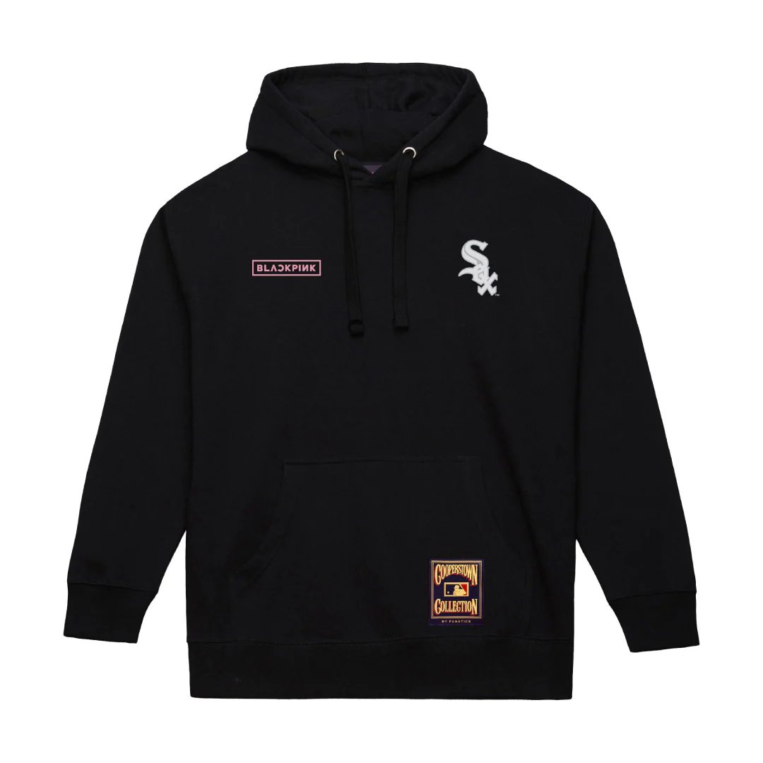 FANATICS x BLACKPINK LA DODGERS HOODIE (BLACK/BLUE) product image 3