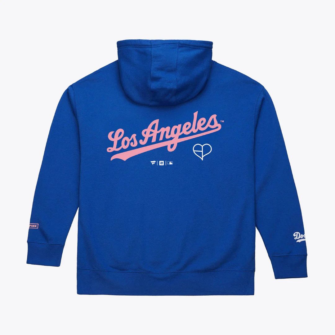 FANATICS x BLACKPINK LA DODGERS HOODIE (BLACK/BLUE) product image 10