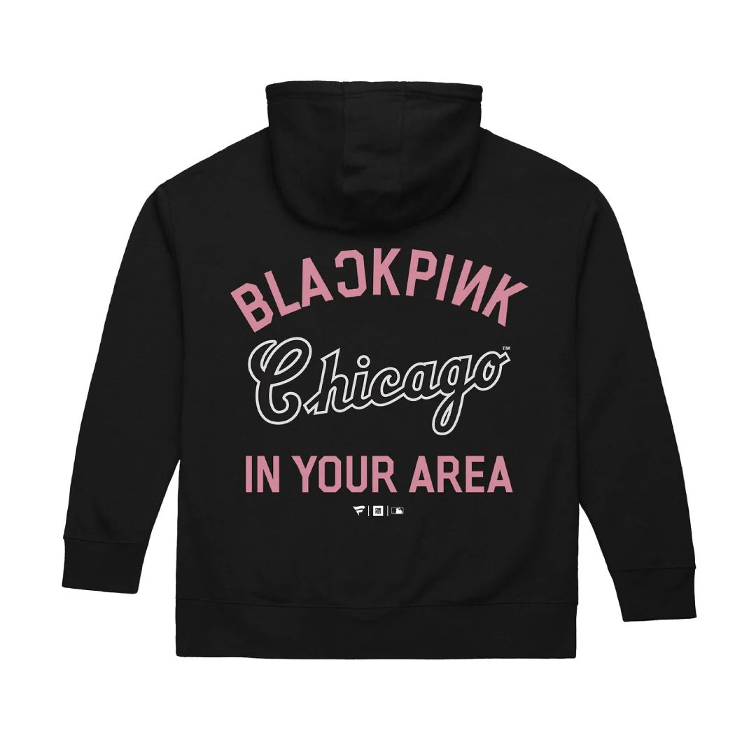 FANATICS x BLACKPINK LA DODGERS HOODIE (BLACK/BLUE) product image 4