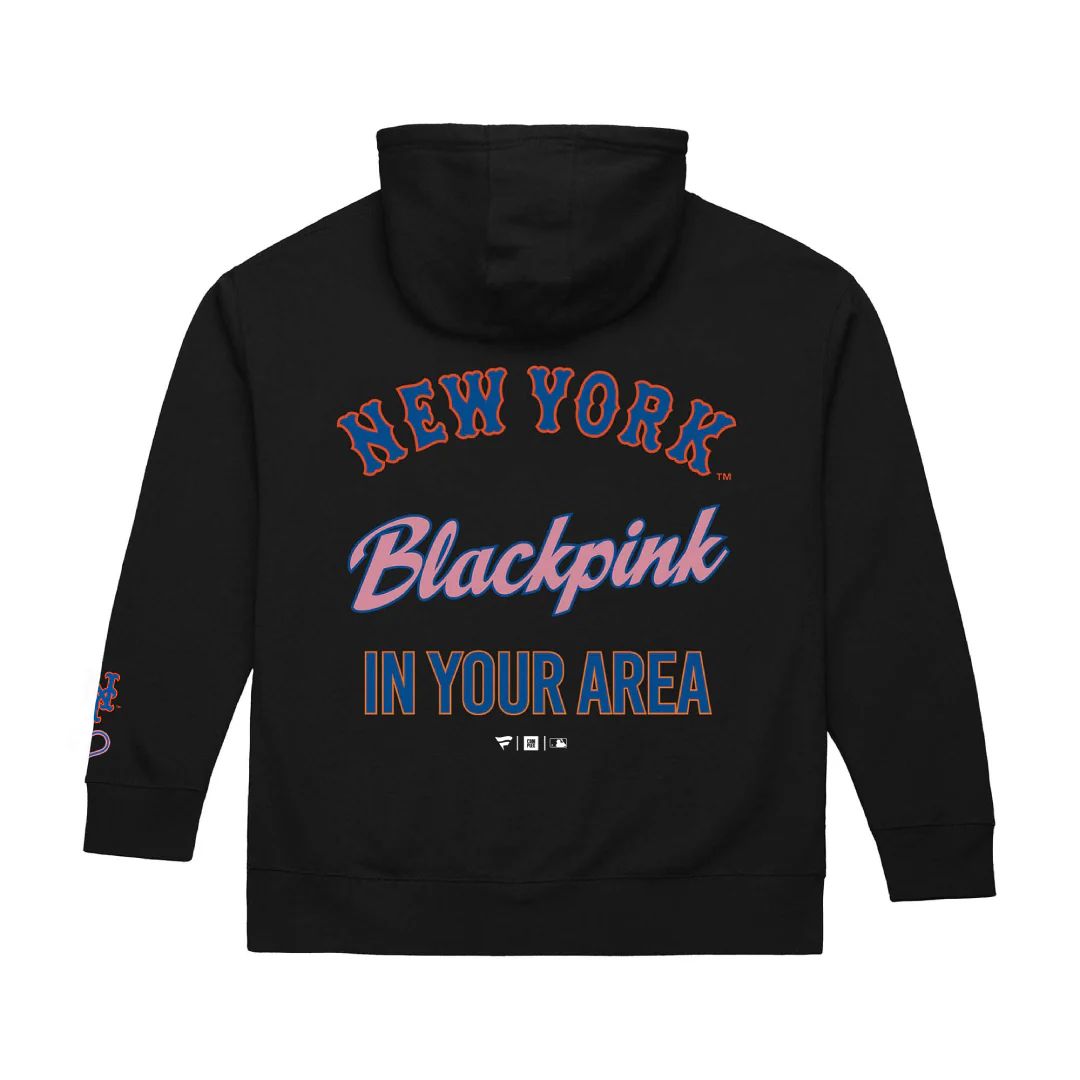 FANATICS x BLACKPINK LA DODGERS HOODIE (BLACK/BLUE) product image 6