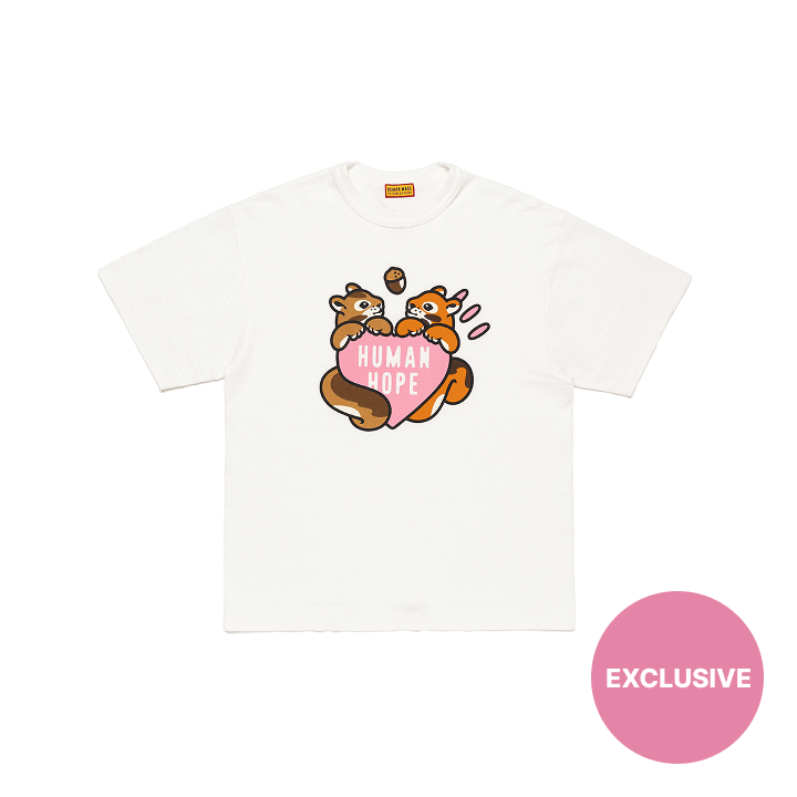 HUMAN HOPE Pink Heart Graphic T-Shirt product image 1