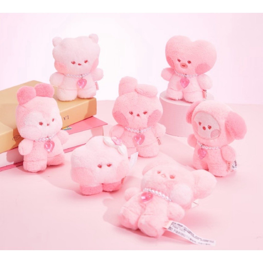 BTS BT21 Confession Poetry Series Plush Doll Bag Charm Keychain