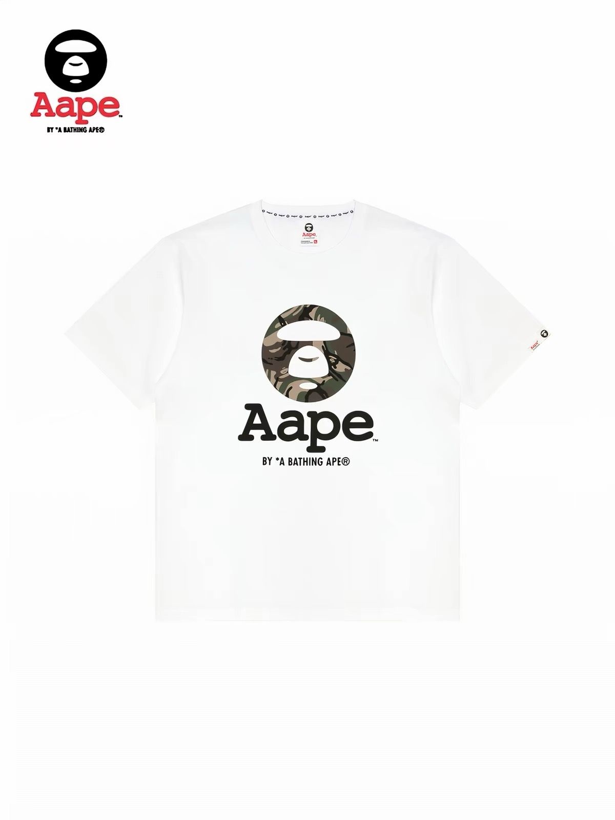 AAPE Camo Ape & Letter Graphic Short Sleeve Tee  product image 2
