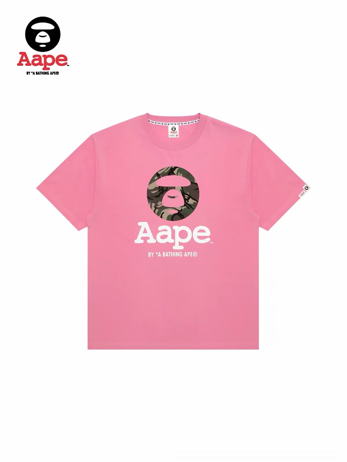 AAPE Camo Ape & Letter Graphic Short Sleeve Tee product image 3