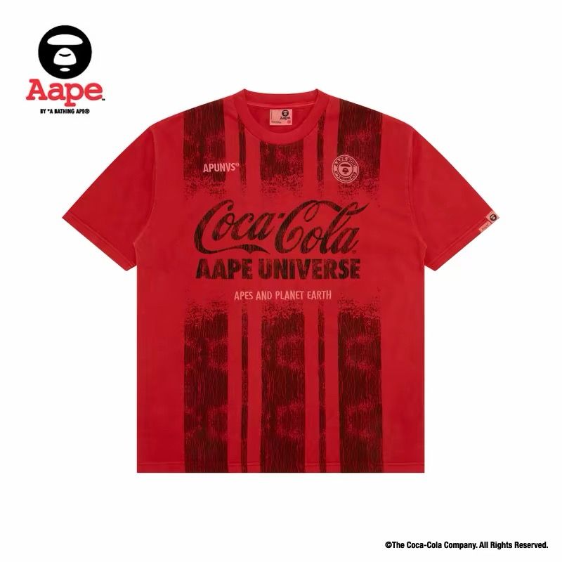 Aape x COCA-COLA Football Jersey Tee