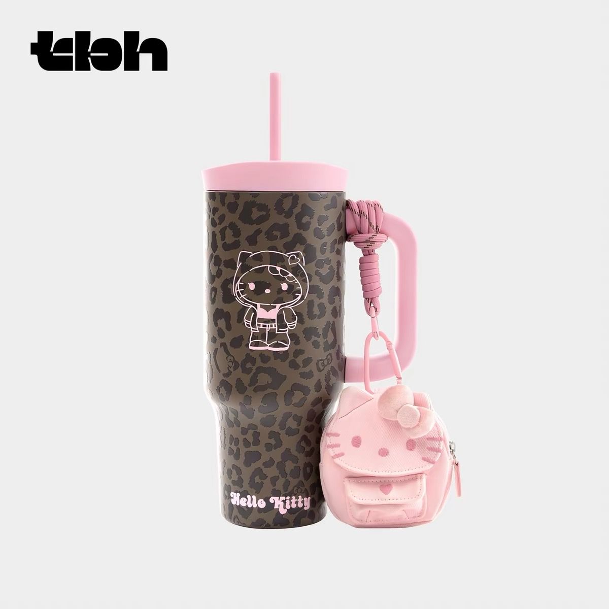TBH x Hello Kitty Jumbo Stainless Steel Insulated Tumbler Brown