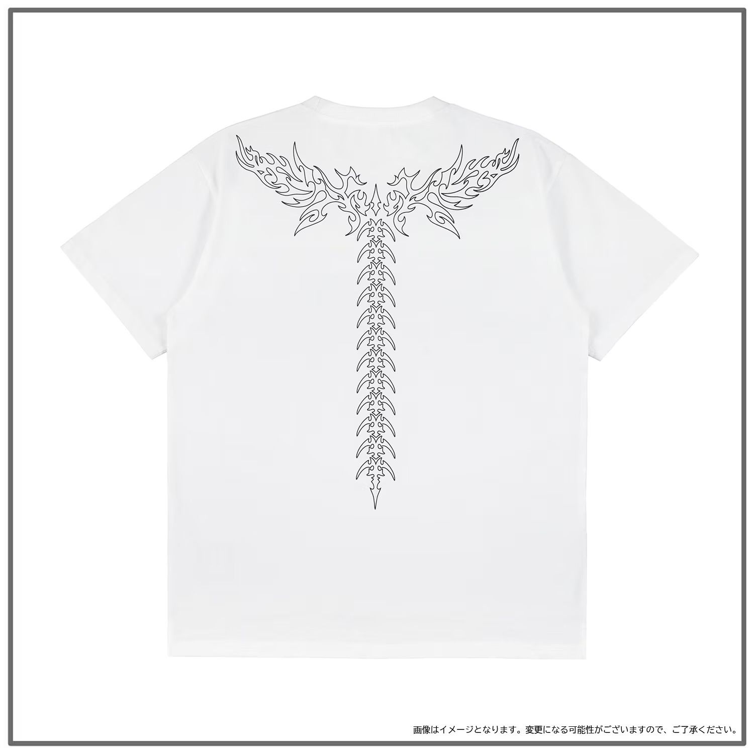 [NEW WAV] RHINESTONE T-SHIRT (BLACK/WHITE) product image 4
