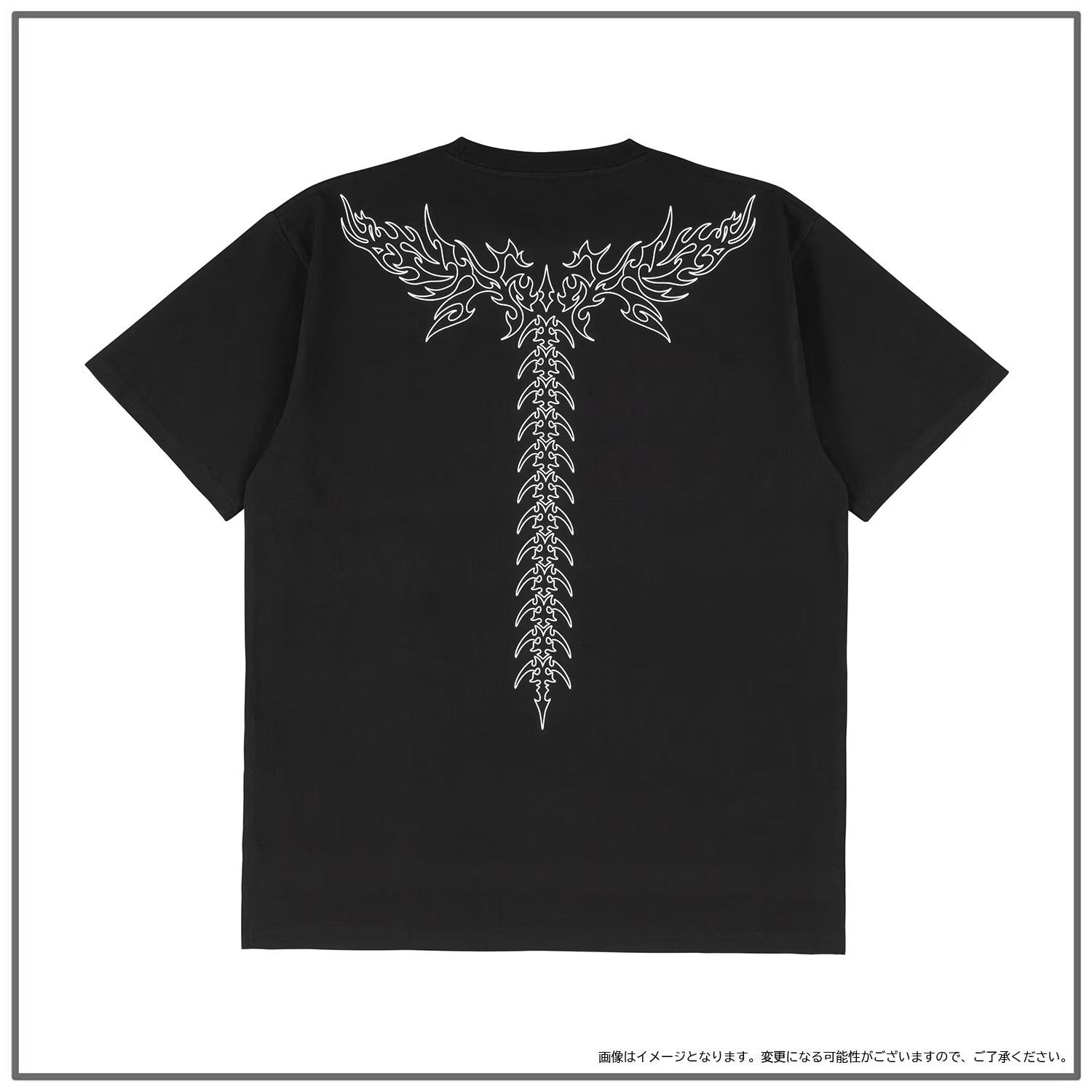 [NEW WAV] RHINESTONE T-SHIRT (BLACK/WHITE) product image 2