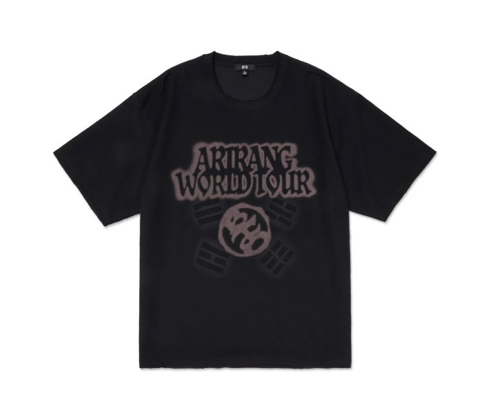 BTS S/S TOUR T-SHIRT (BLACK) product image 1