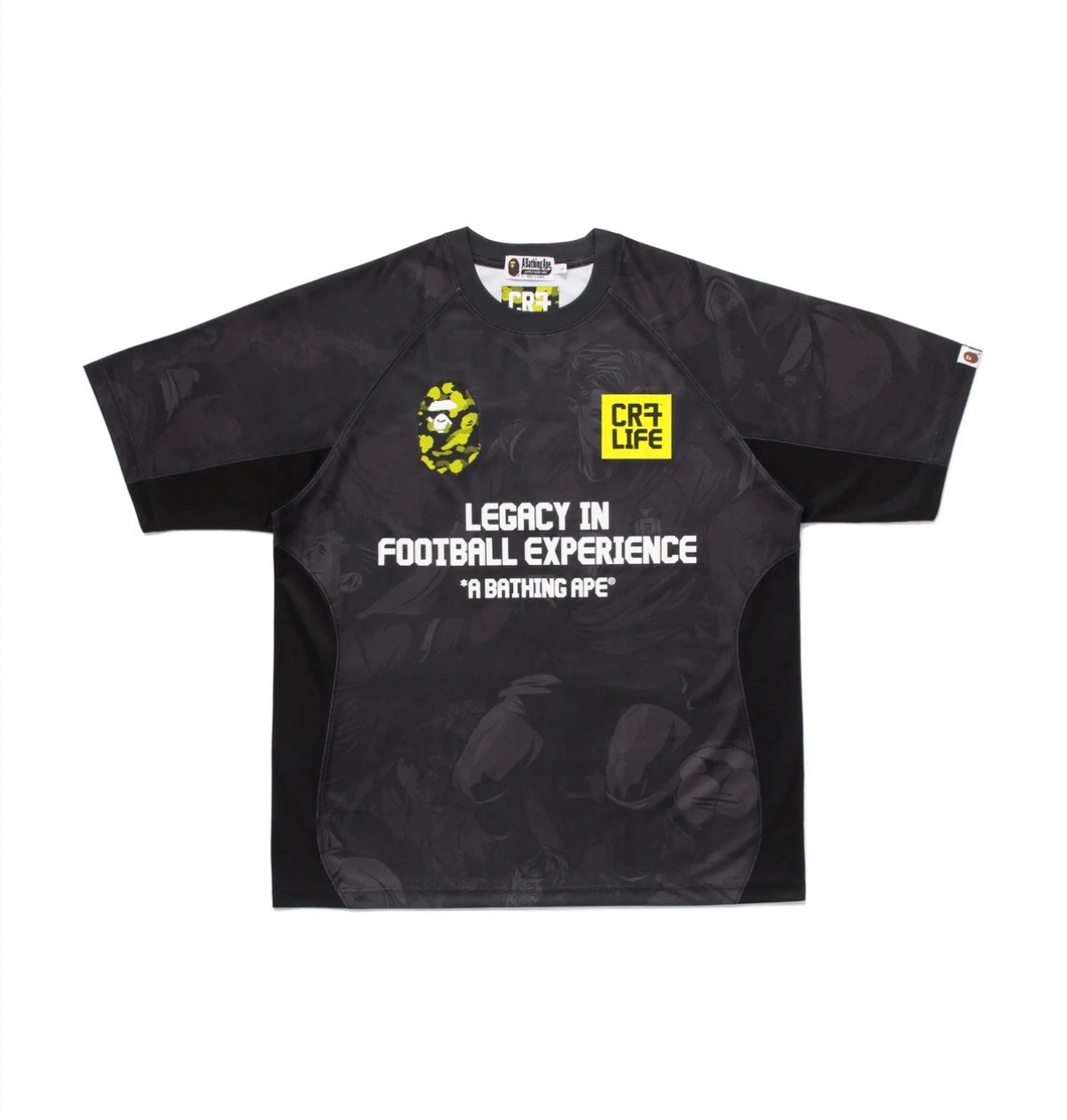 Bape X Cr7 Life All Over Print Multi Logo Relaxed Fit Jersey product image 1