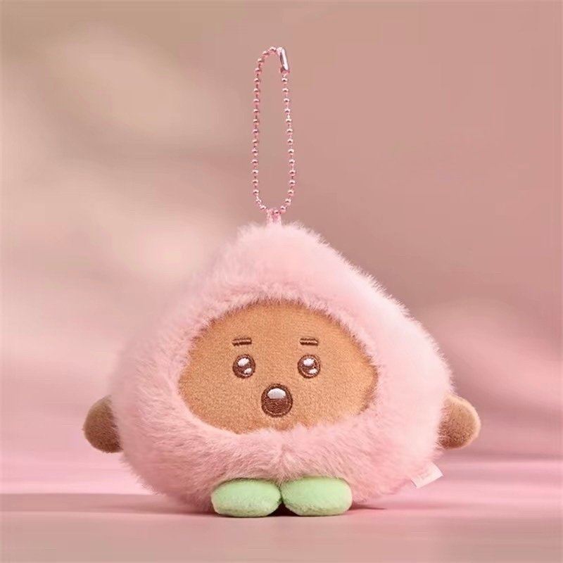 BTS BT21 Peach Series Plush Doll Bag Charm Plush Keychain product image 1