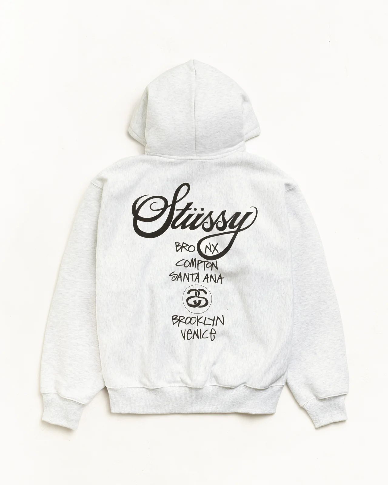 STUSSY WORLD TOUR HOODIE PIGMENT DYED