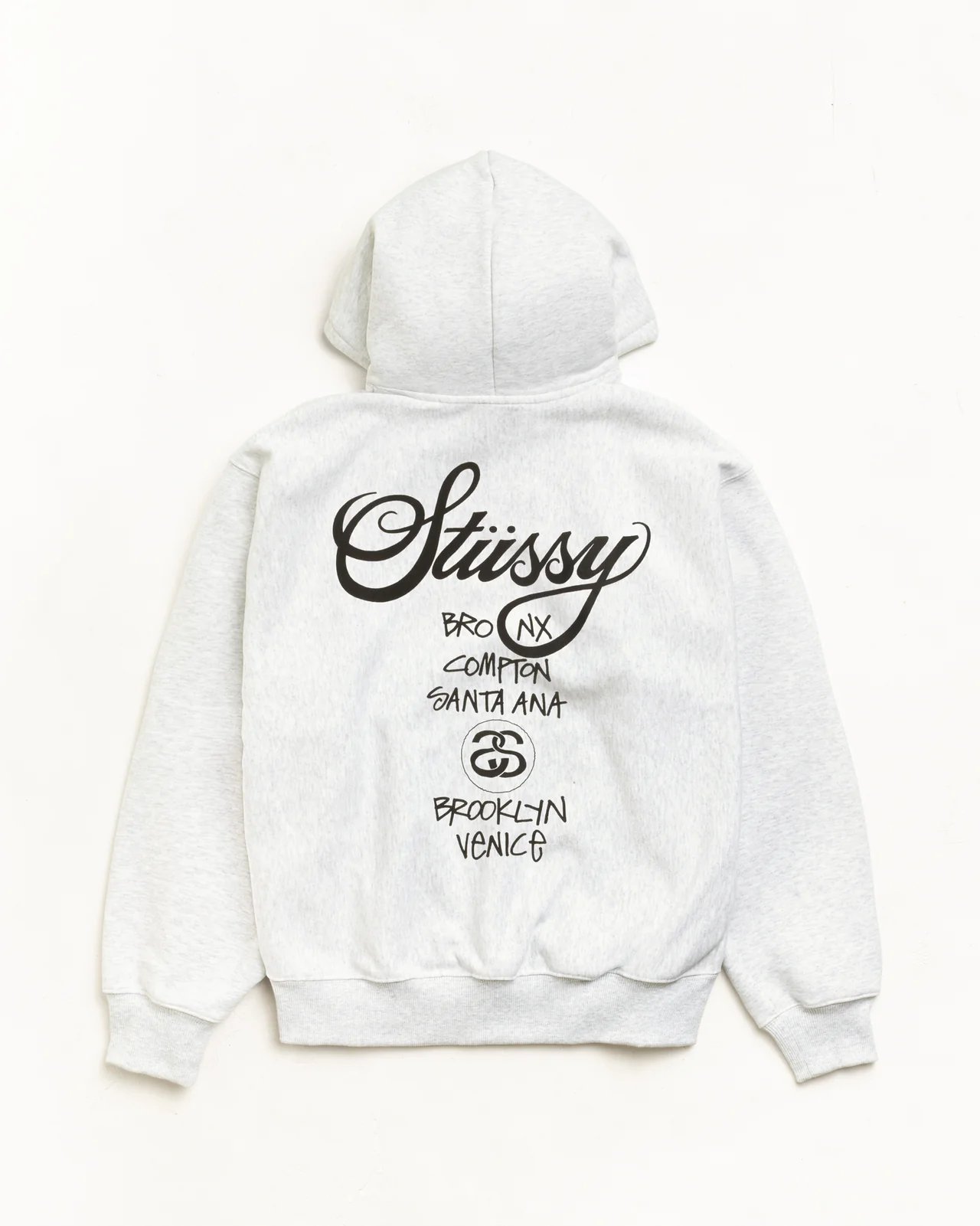 STUSSY WORLD TOUR HOODIE PIGMENT DYED