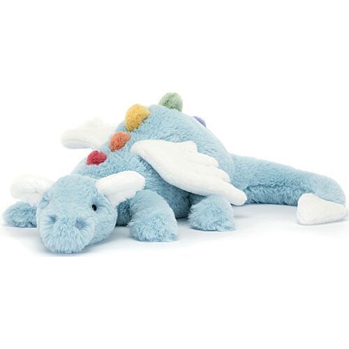 JELLYCAT SKY DRAGON BLUE HUGE
