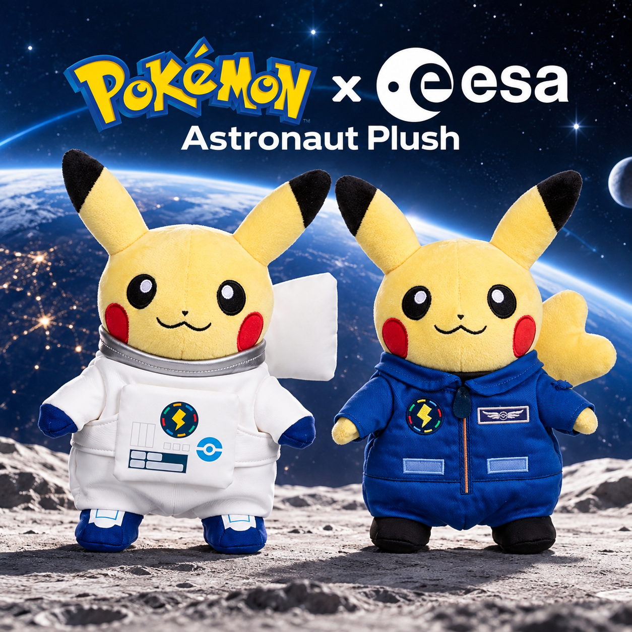 Pokemon x ESA Astronaut Plush ‘USA Exclusive’ product image 1