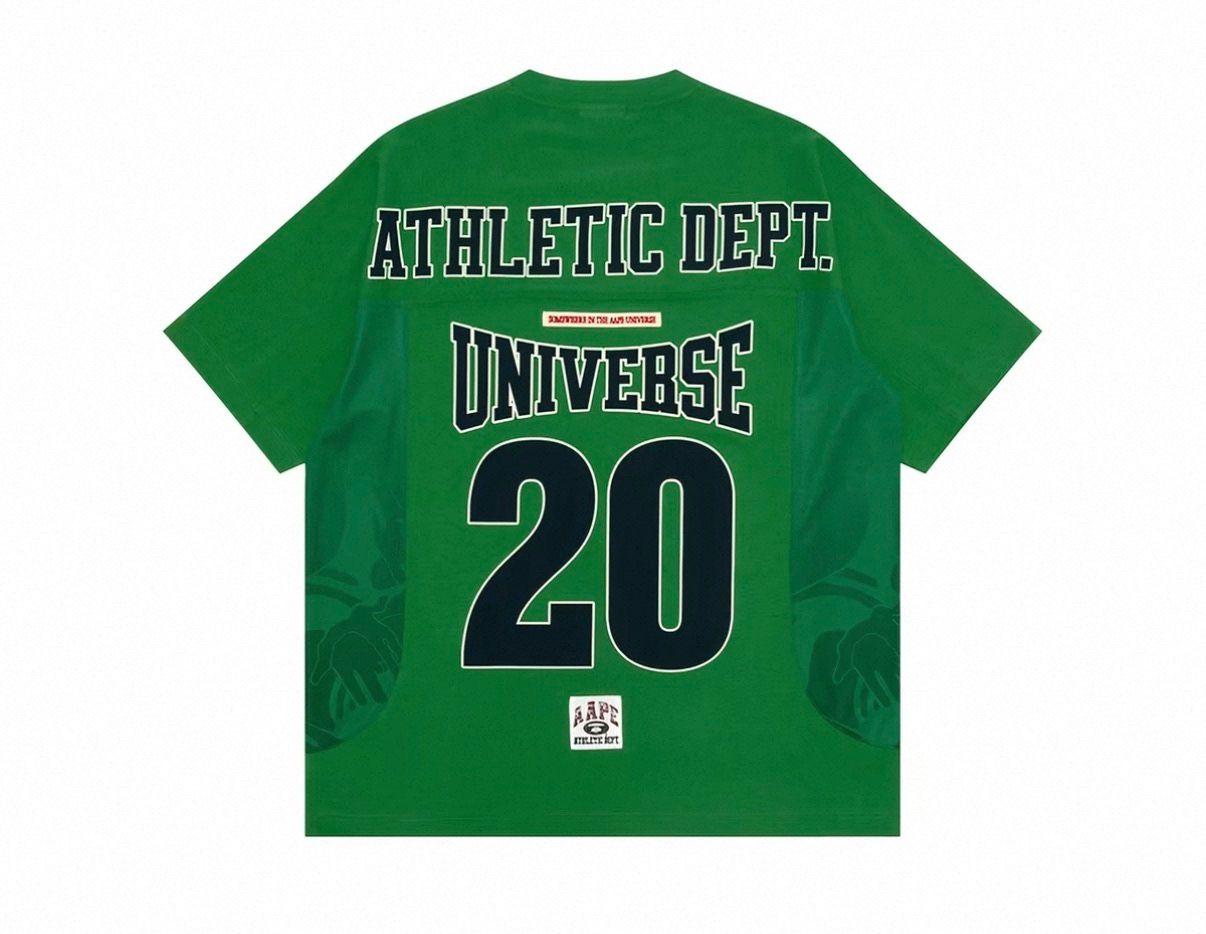 AAPE Camo Panel Ape V-Neck Jersey Tee product image 4