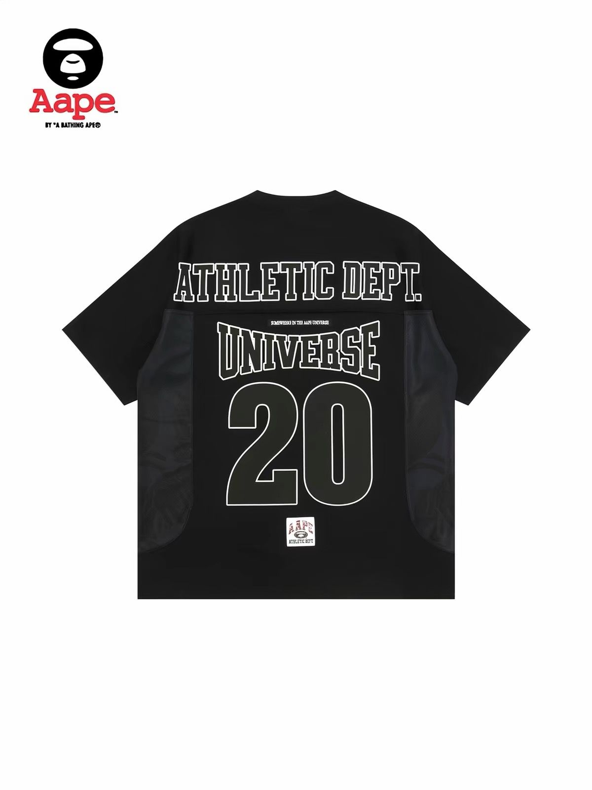 AAPE Camo Panel Ape V-Neck Jersey Tee product image 2