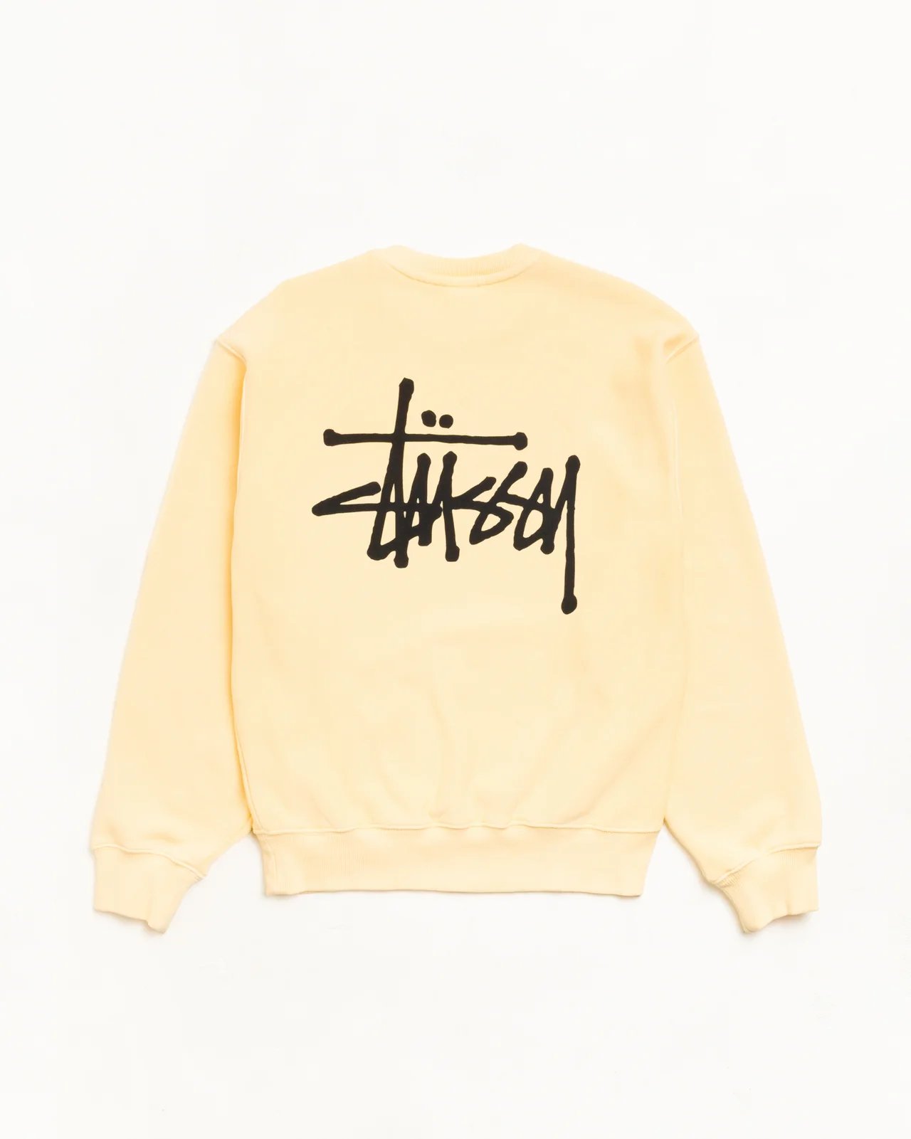 STUSSY BASIC CREW GARMENT DYED LONG SLEEVE product image 9