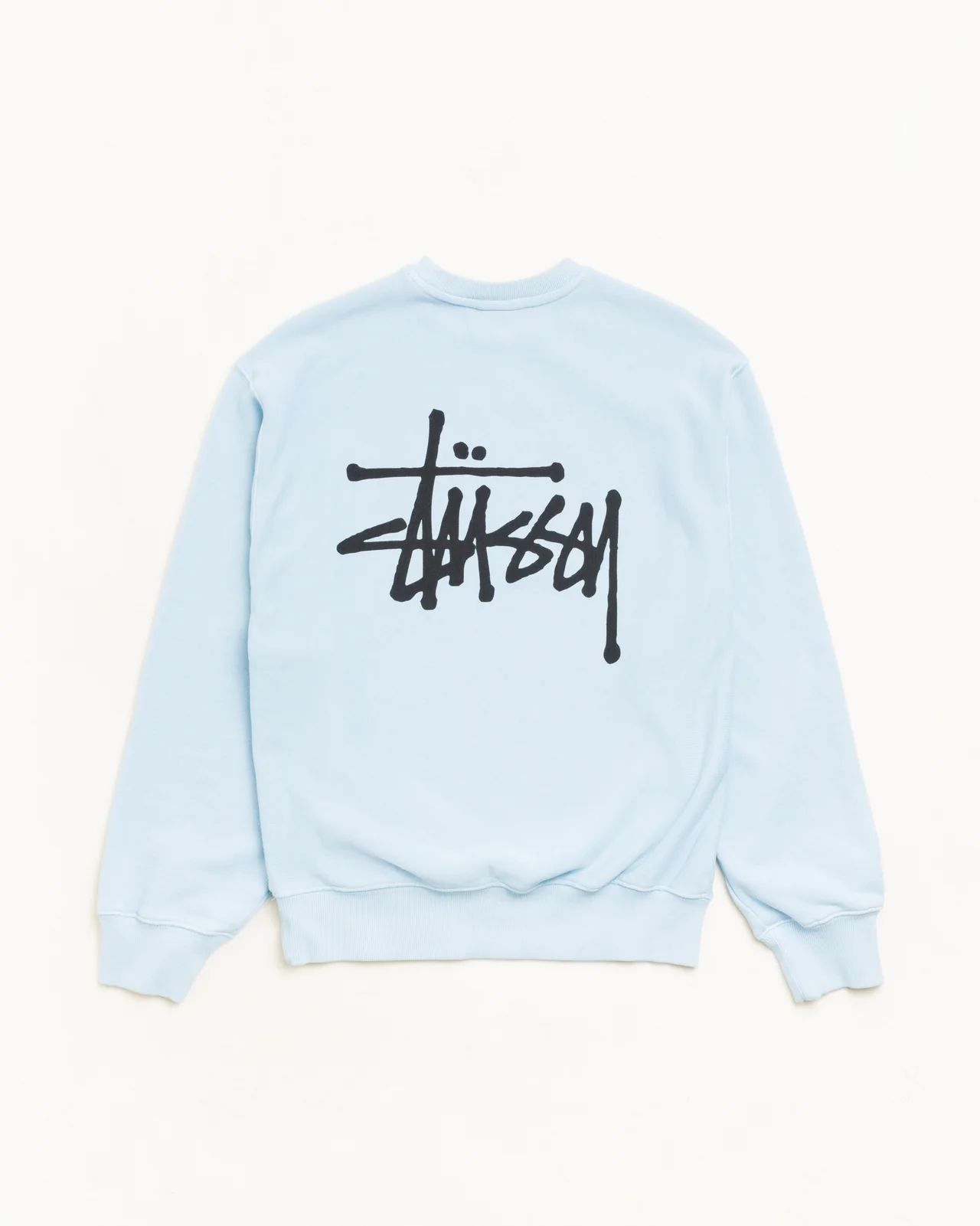 STUSSY BASIC CREW GARMENT DYED LONG SLEEVE product image 7