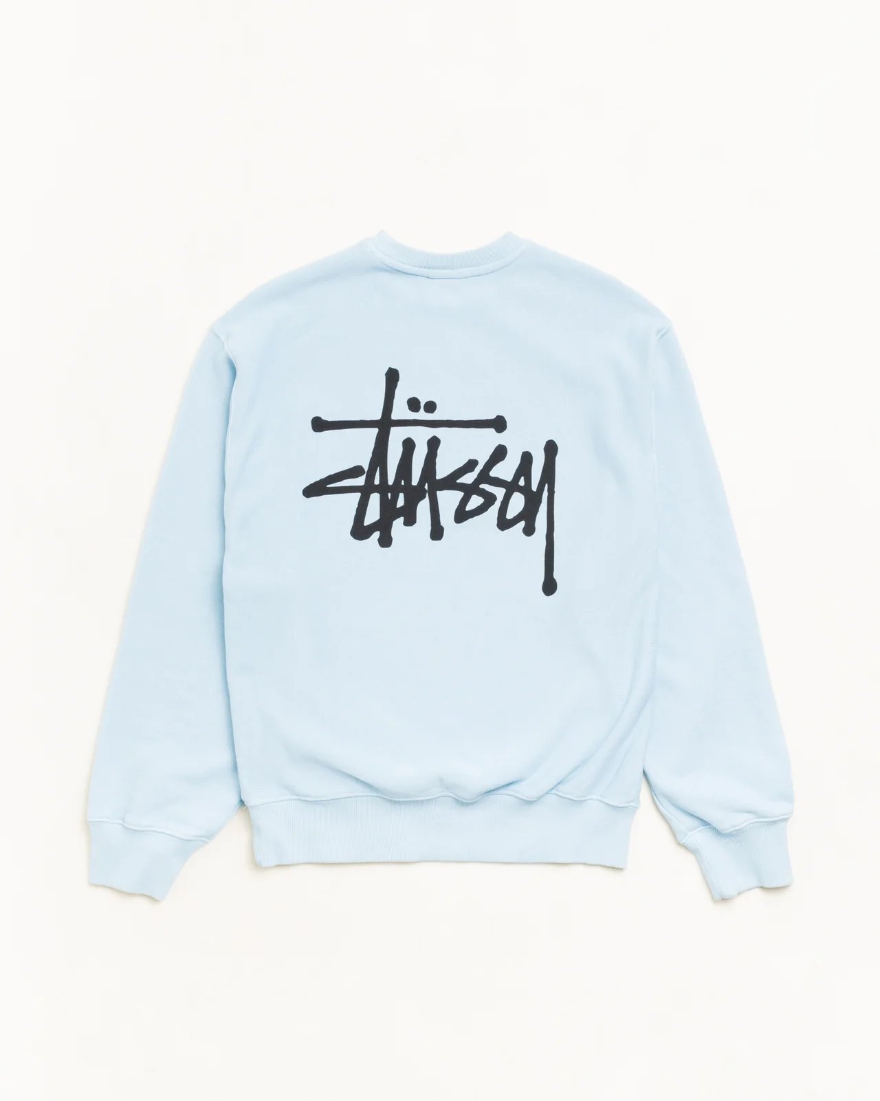 STUSSY BASIC CREW GARMENT DYED LONG SLEEVE product image 7