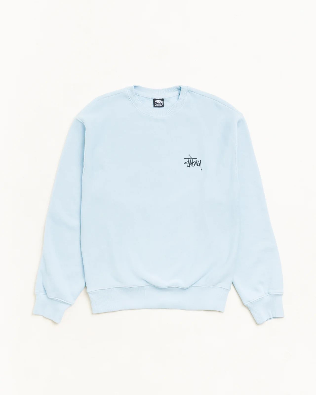 STUSSY BASIC CREW GARMENT DYED LONG SLEEVE product image 8