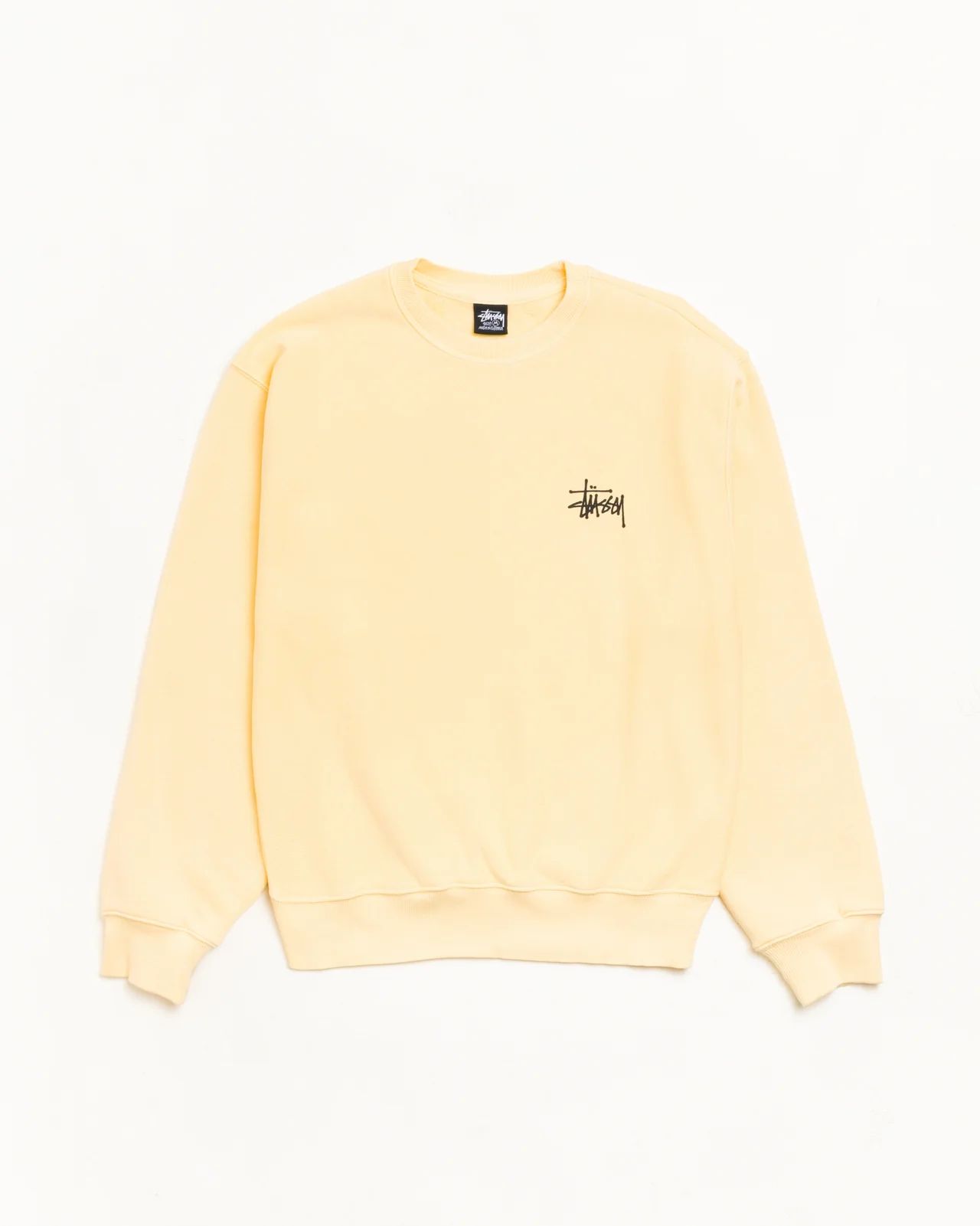 STUSSY BASIC CREW GARMENT DYED LONG SLEEVE product image 10
