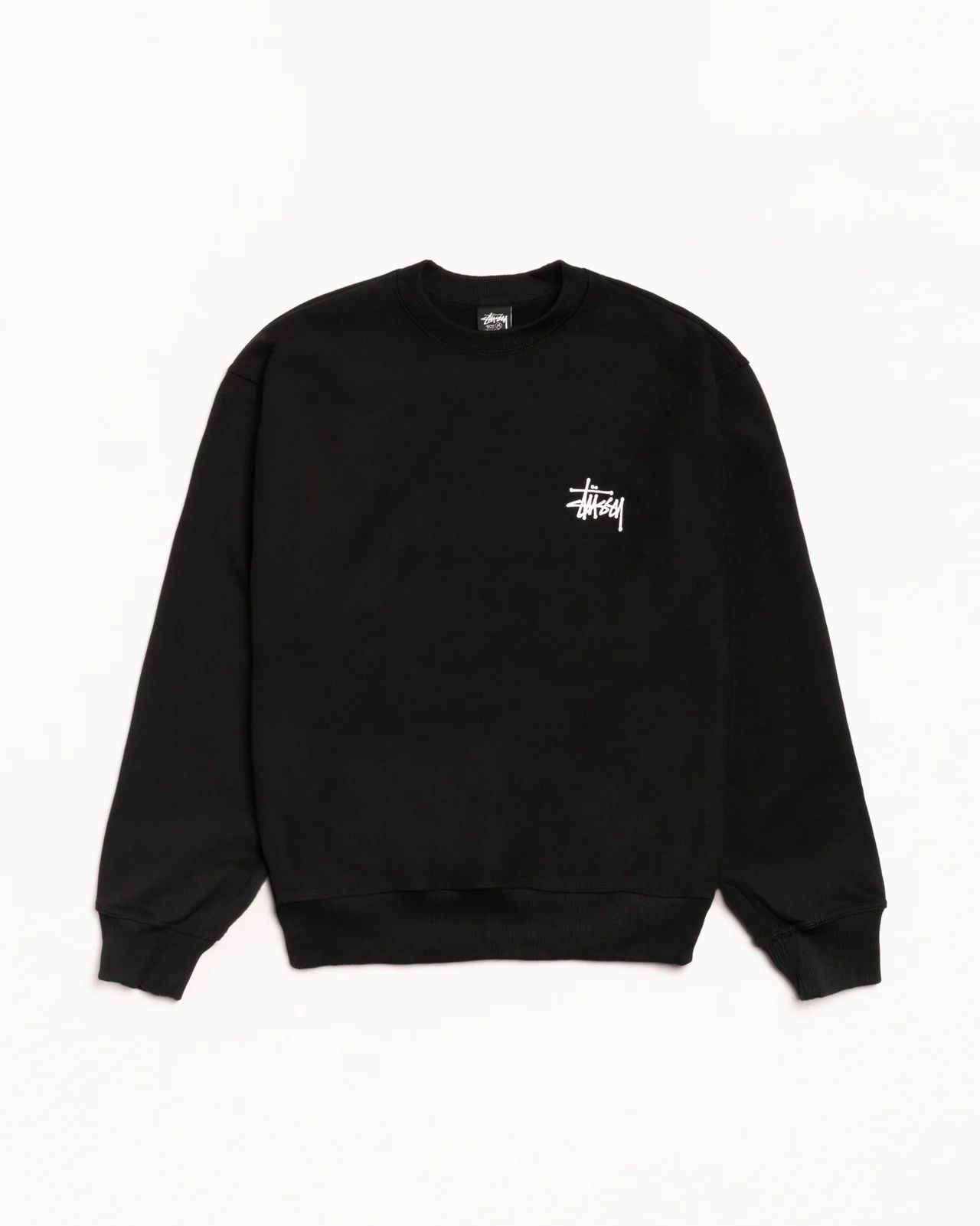 STUSSY BASIC CREW GARMENT DYED LONG SLEEVE product image 2