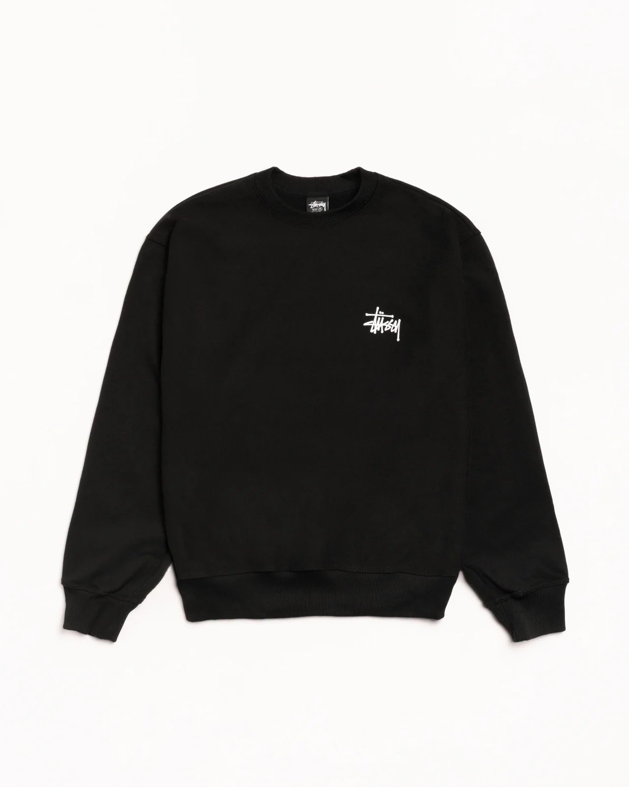 STUSSY BASIC CREW GARMENT DYED LONG SLEEVE product image 2