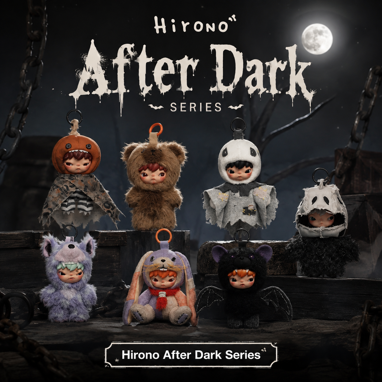 HIRONO After Dark Series Plush Pendant