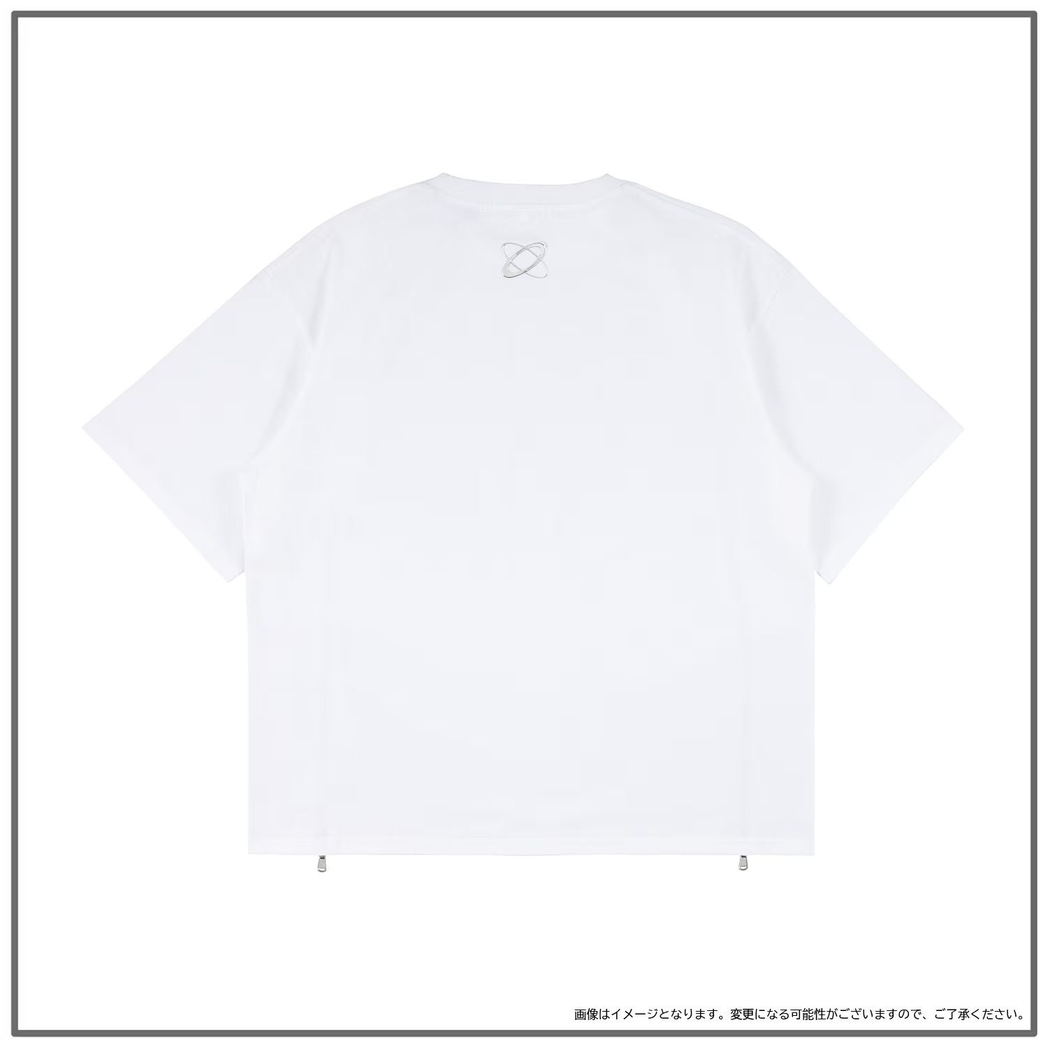 [NEW WAV] ZIP T-SHIRT (BLACK/WHITE) product image 4