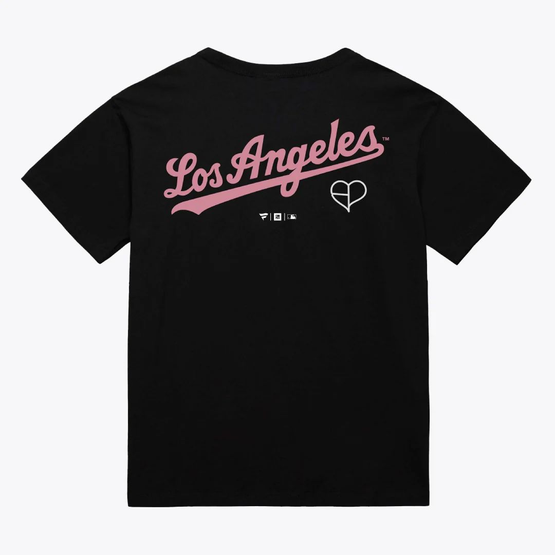 FANATICS LA DODGERS x BLACKPINK BLACK TEE product image 2