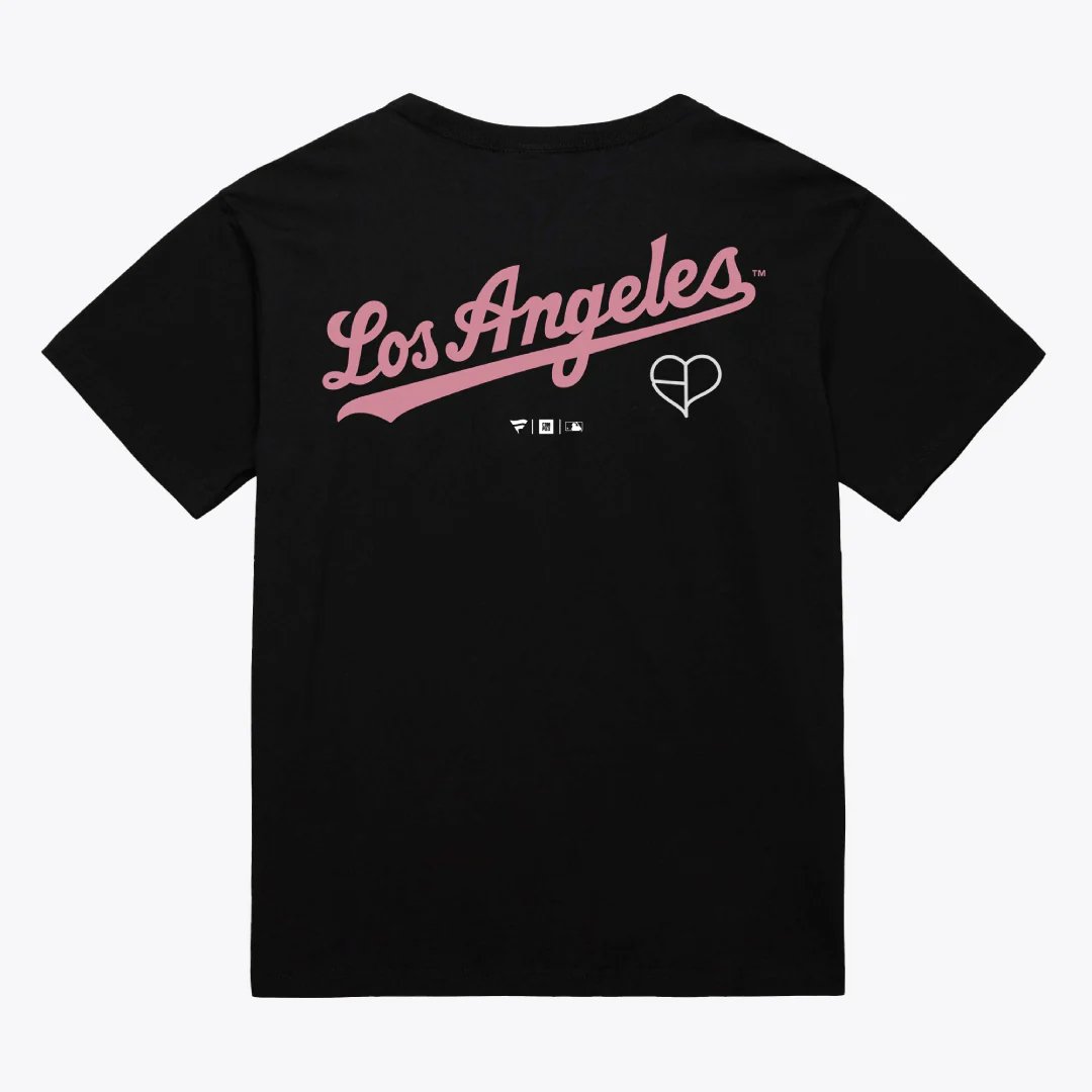 FANATICS LA DODGERS x BLACKPINK BLACK TEE product image 2