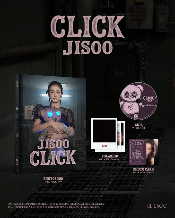 Jisoo Single Album [CLICK] PHOTOBOOK VER.