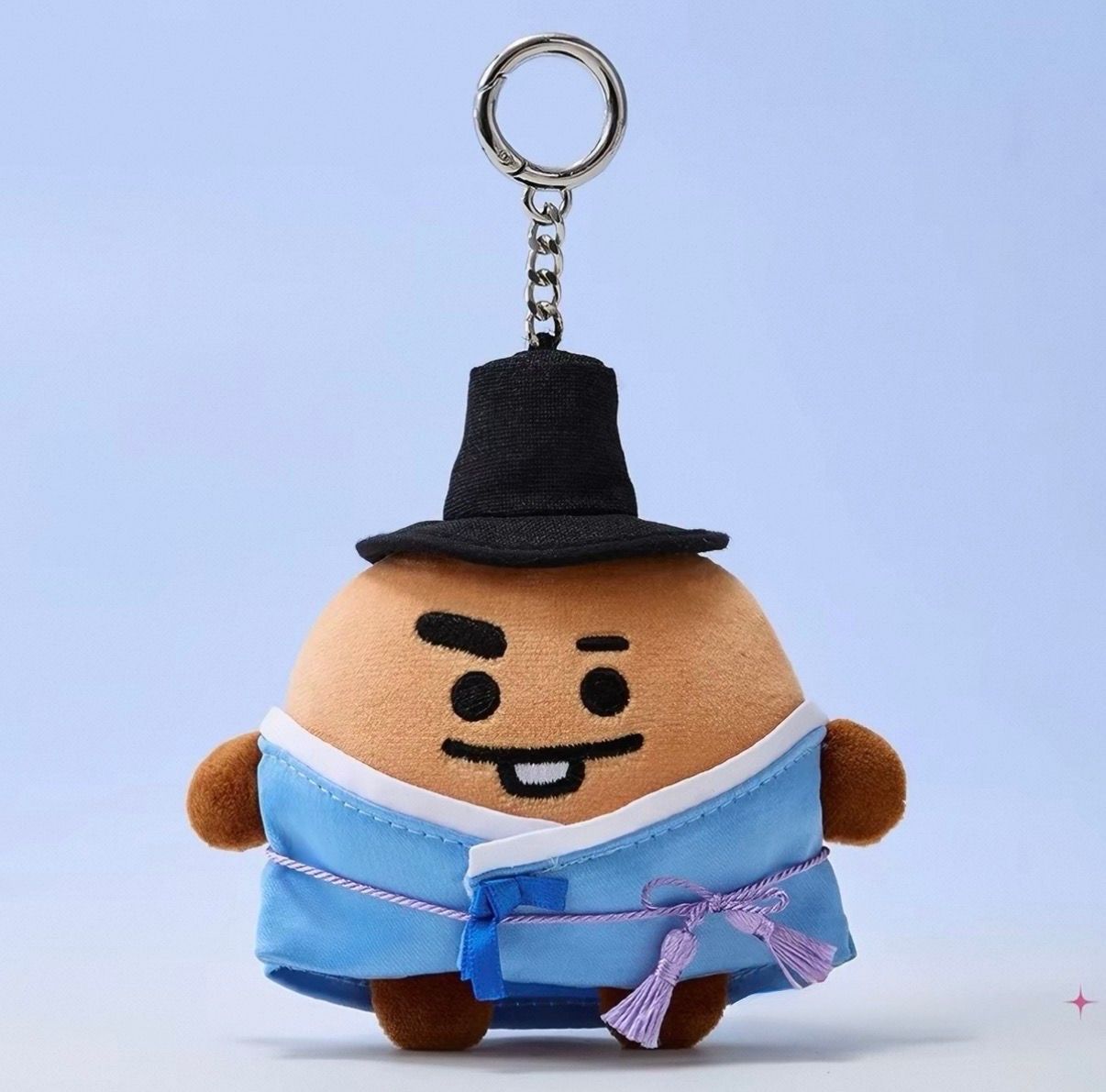 BTS BT21 Korean Traditional Hanbok Scholar Series Plush Doll Bag Charm Keychain product image 3