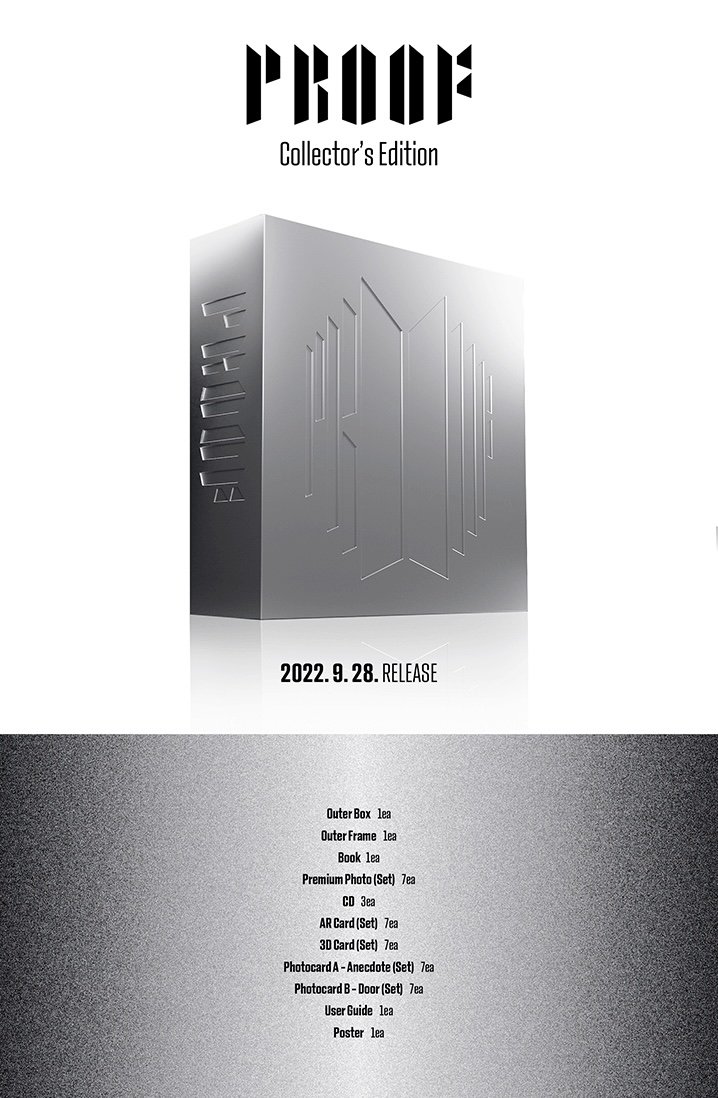 BTS PROOF Album (COLLECTOR’S EDITION) product image 2