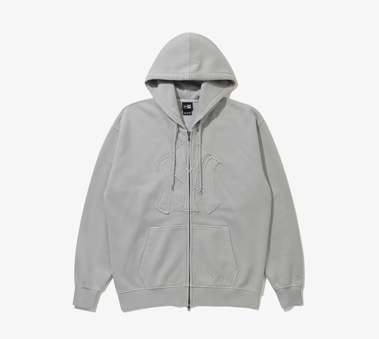 MLB New York Yankees Old English Vintage Hooded Zip-up Steel Sky (Worn By Sohee) product image 1
