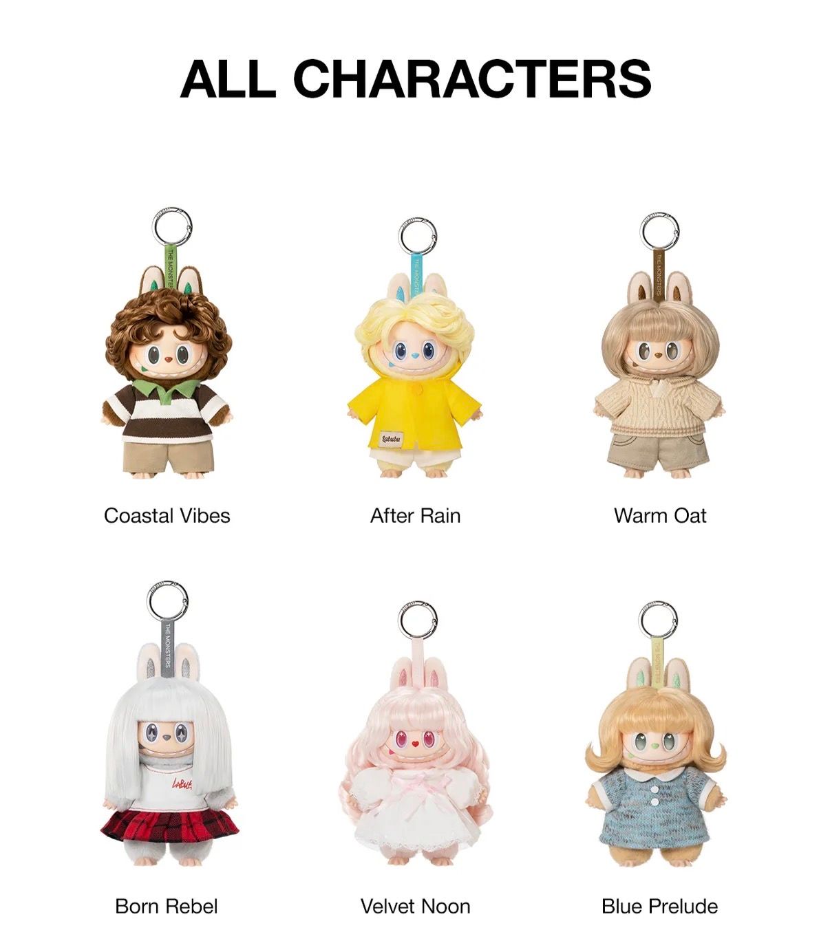 LABUBU HAIR SALON SERIES PLUSH PENDANT product image 1