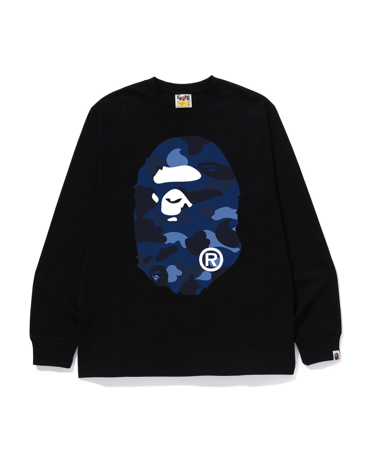 BAPE Color Camo Big Ape Head LS Tee product image 1