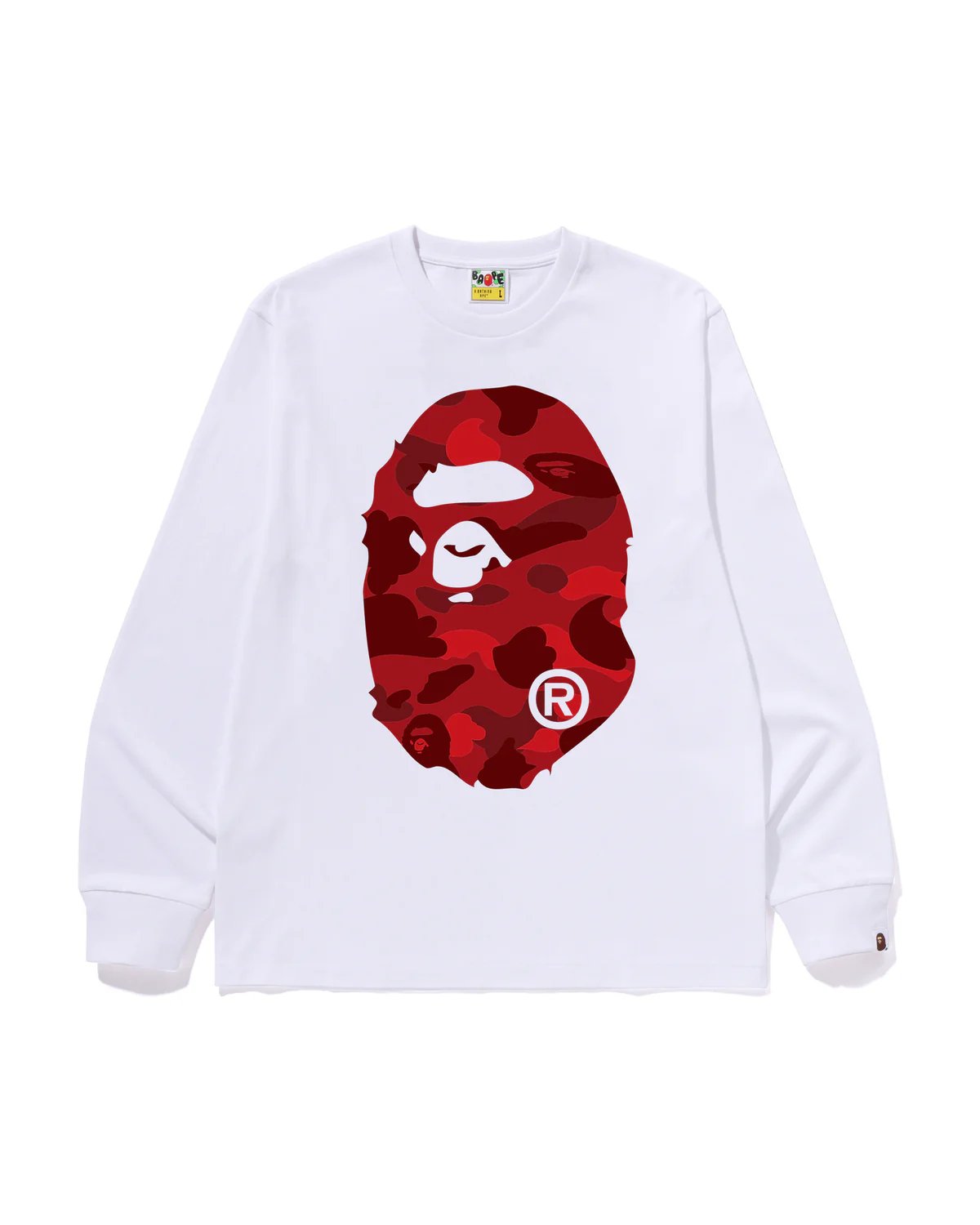 BAPE Color Camo Big Ape Head LS Tee product image 7